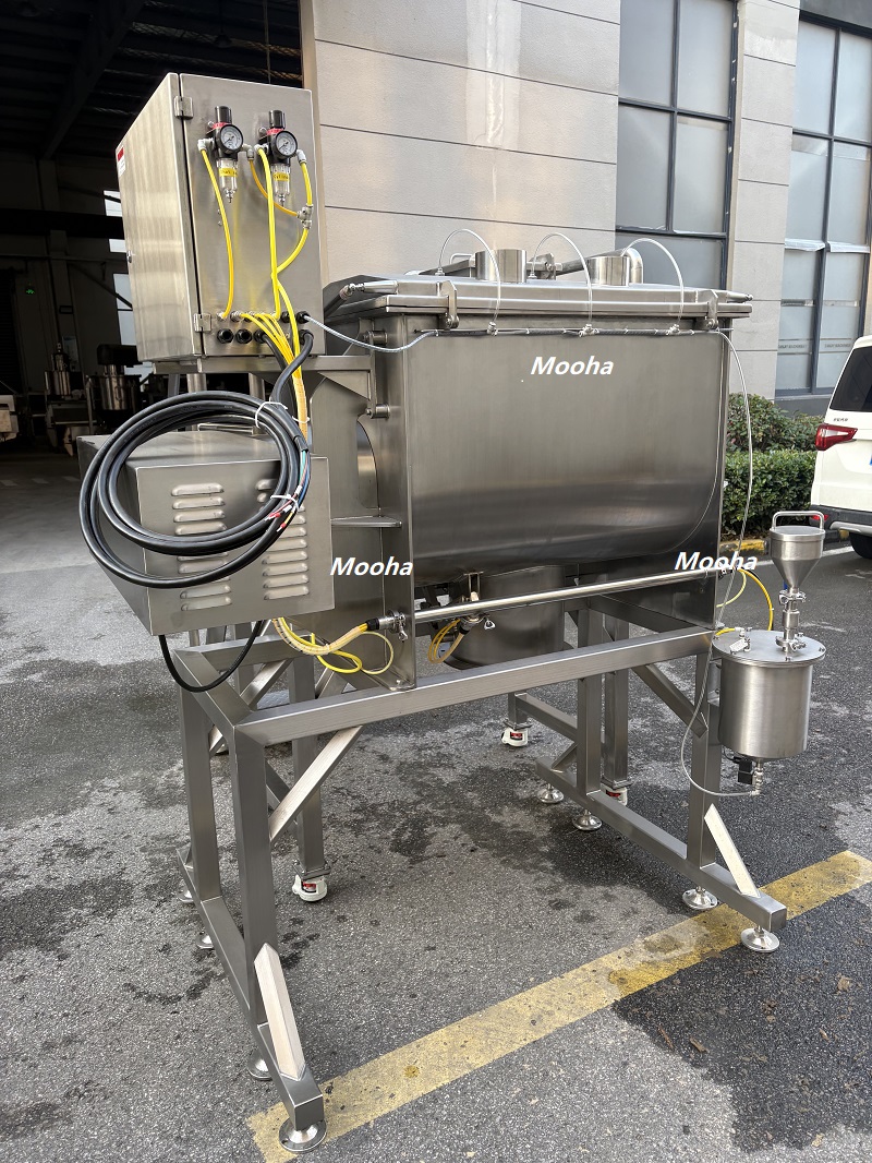 ribbon blender with liquid function