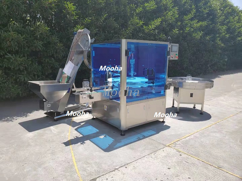 rotary capping machine with cap elevator rotary capping machine with cap elevator