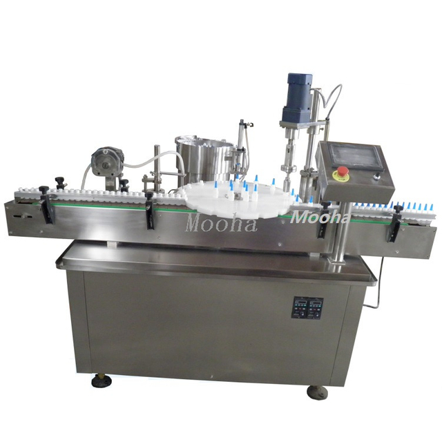 Single Head Vial Liquid Filling Capping Machine Monoblock Liquid Filling Cap Screwing Machine