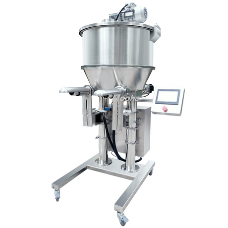 Double Heads Valve Bag Powder Packaging Machine 50kg Valve Powder Weighing Filling Machine Small Granule Valve Filling Machine