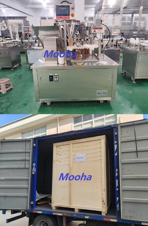 Vial Powder Filling Capping Machine for Korea Coffee Packing