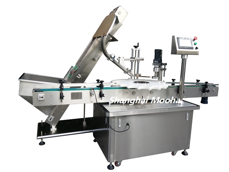 Automatic Single Head Round Bottle Capping Machine