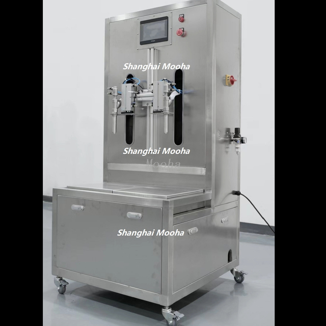 Semi Automatic Honey Cream Ketchup Soap Shampoo Thick Foam Liquid Bottle Filling Machine with Lobe Pump