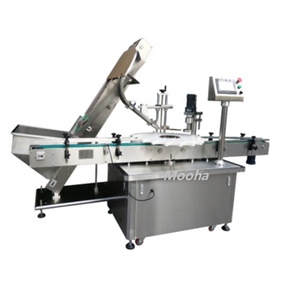 Automatic Plastic Bottle Capping Machine Production Line Cap Screwing Machine With Cap Feeder