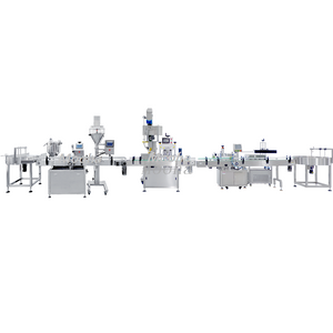Single Head Powder Filling Capping Sealing Labeling Machine 2~5000g Linear Powder Filling Machine