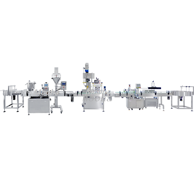 Single Head Powder Filling Capping Sealing Labeling Machine 2~5000g Linear Powder Filling Machine